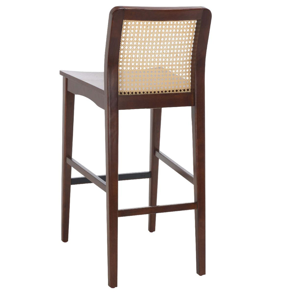 Safavieh Benicio Rattan Bar Stool (Set of 2), BST1507A