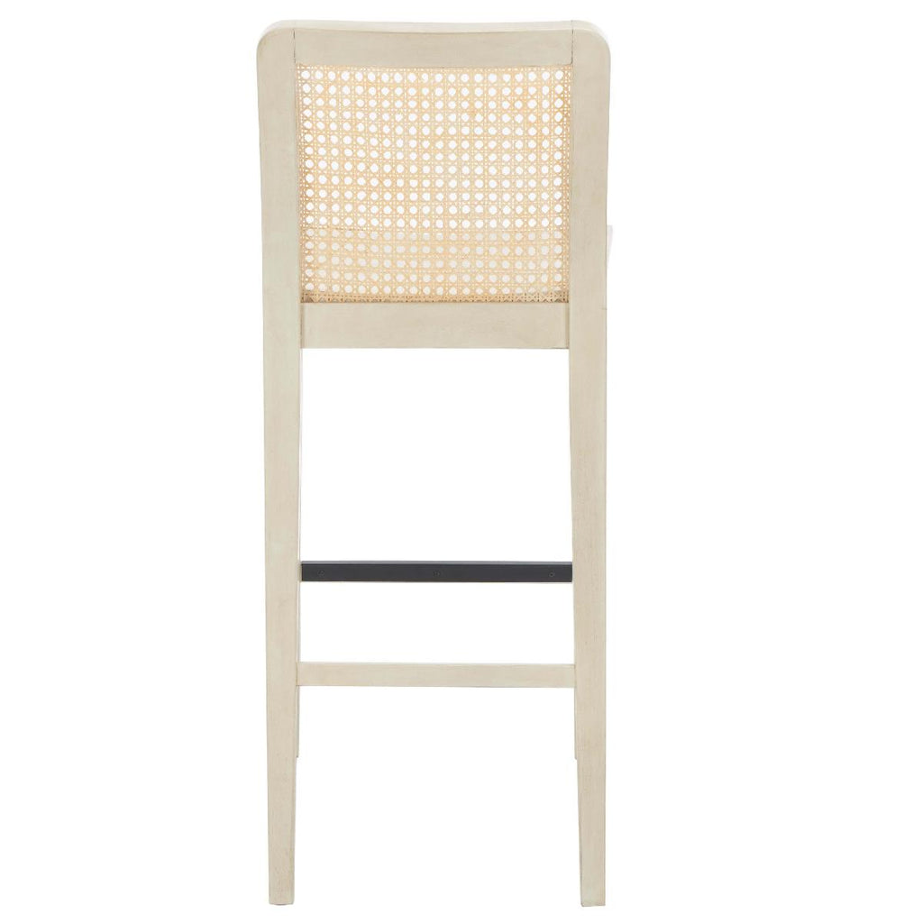 Safavieh Benicio Rattan Bar Stool (Set of 2), BST1507