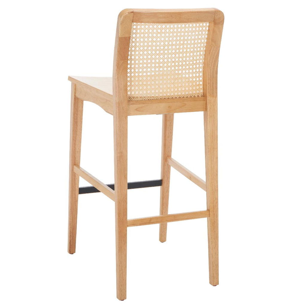 Safavieh Benicio Rattan Bar Stool (Set of 2), BST1507