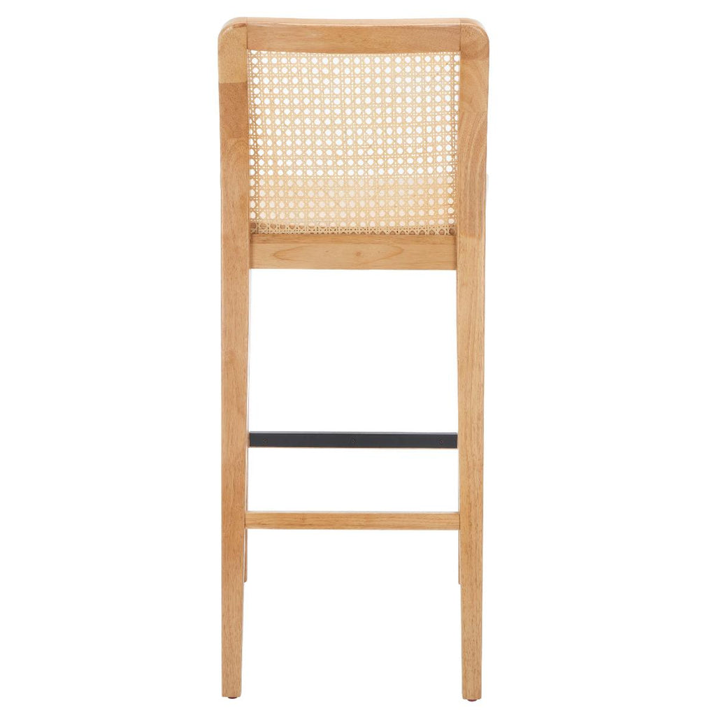 Safavieh Benicio Rattan Bar Stool (Set of 2), BST1507