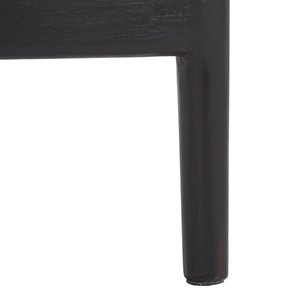 Darin Counter Stool | Safavieh - BST4001 - Brown / Black Cushion