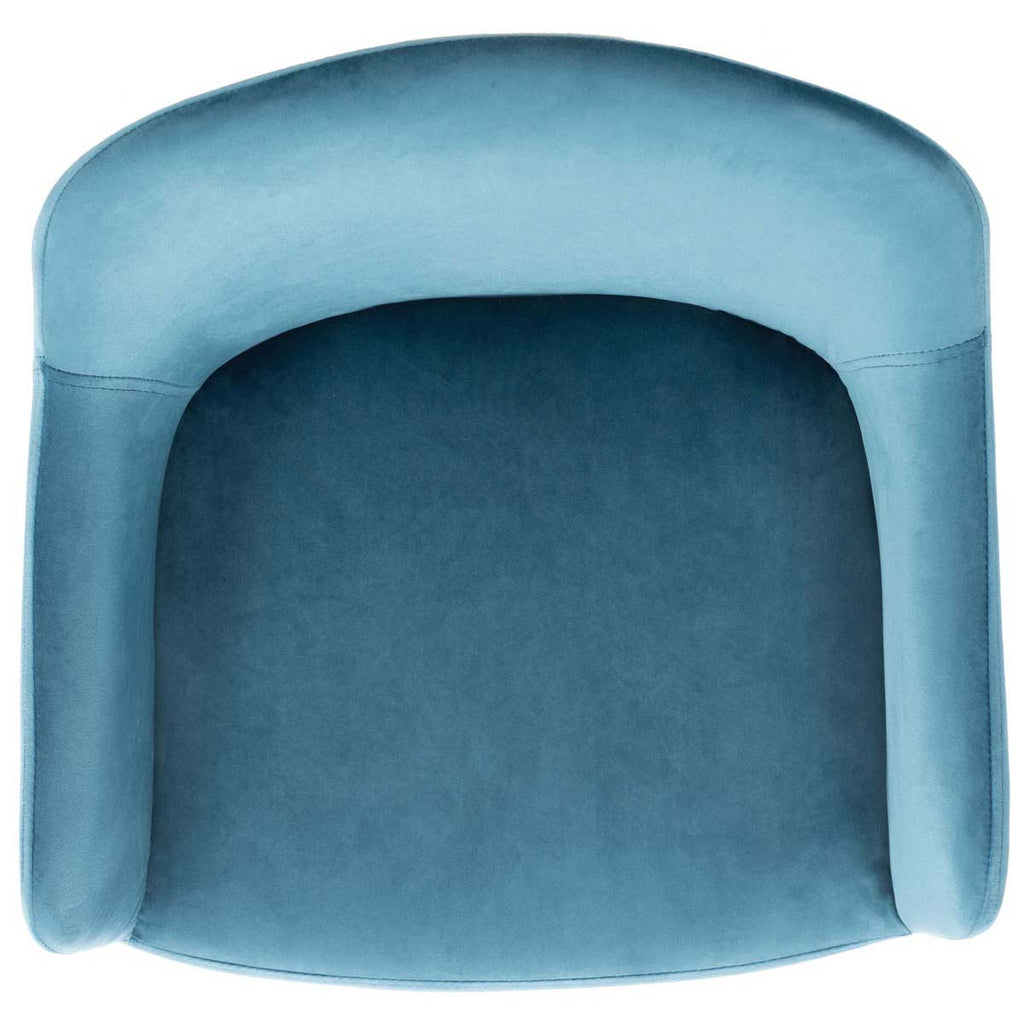 Safavieh Cataleya Counter Stool - Denim Blue / Black