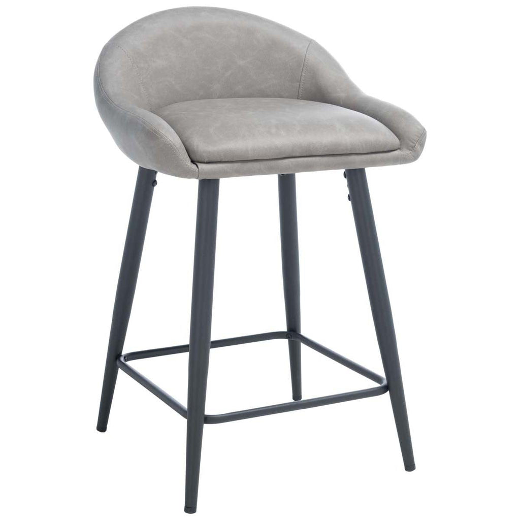 Safavieh Anson Counter Stool - Grey / Black