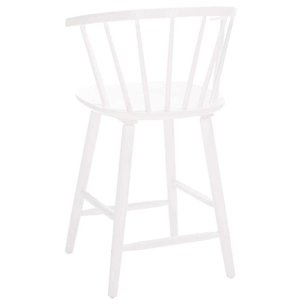 Blanchard Counter Stool (Set of 2) | Safavieh - BST8506 - White