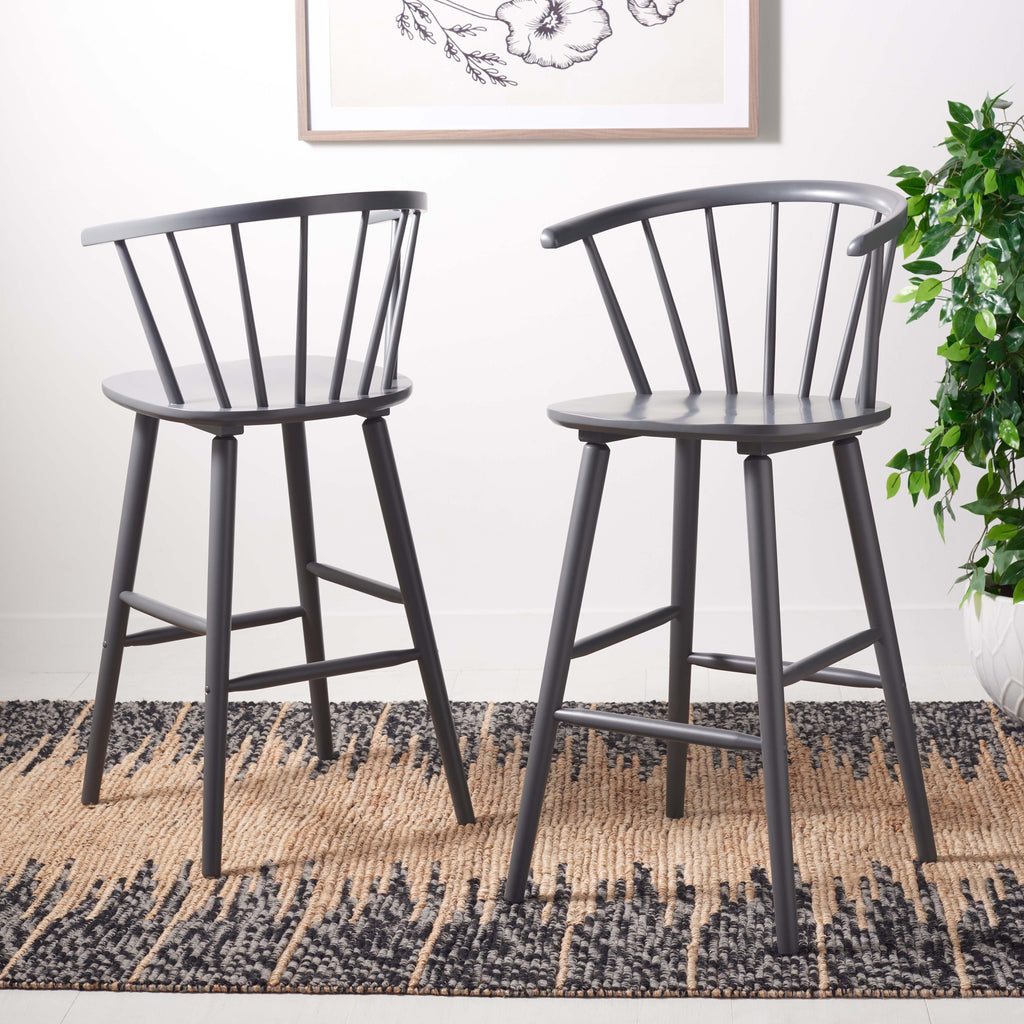 Safavieh Blanchard Bar Stool (Set of 2), BST8507