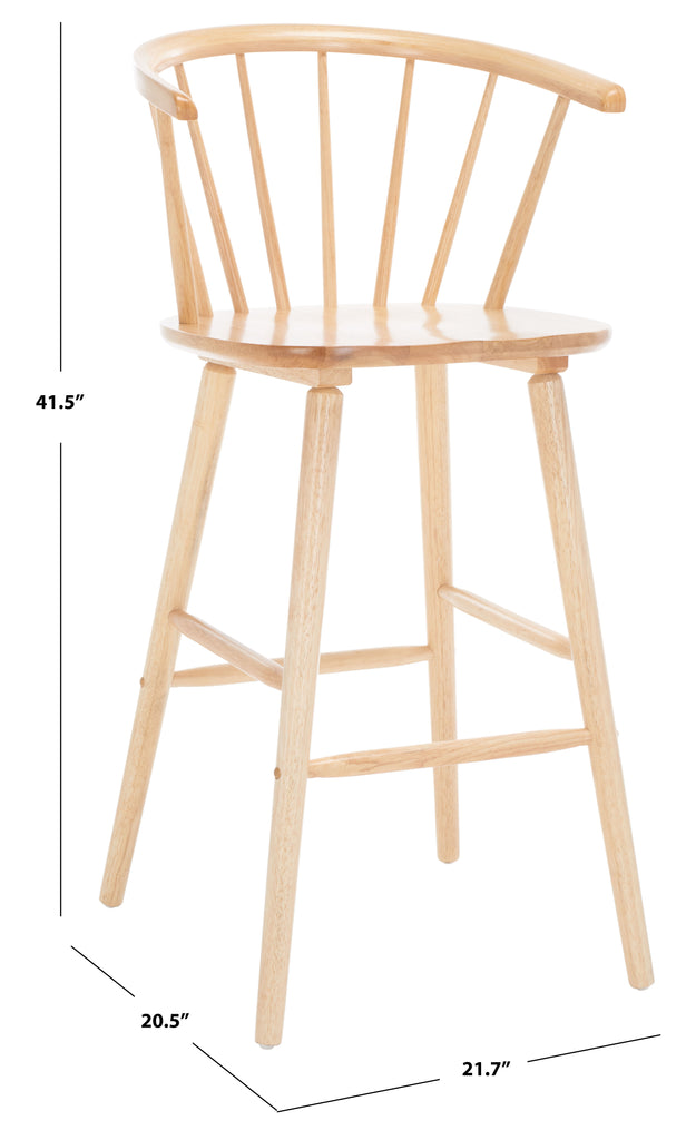 Safavieh Blanchard Bar Stool (Set of 2), BST8507