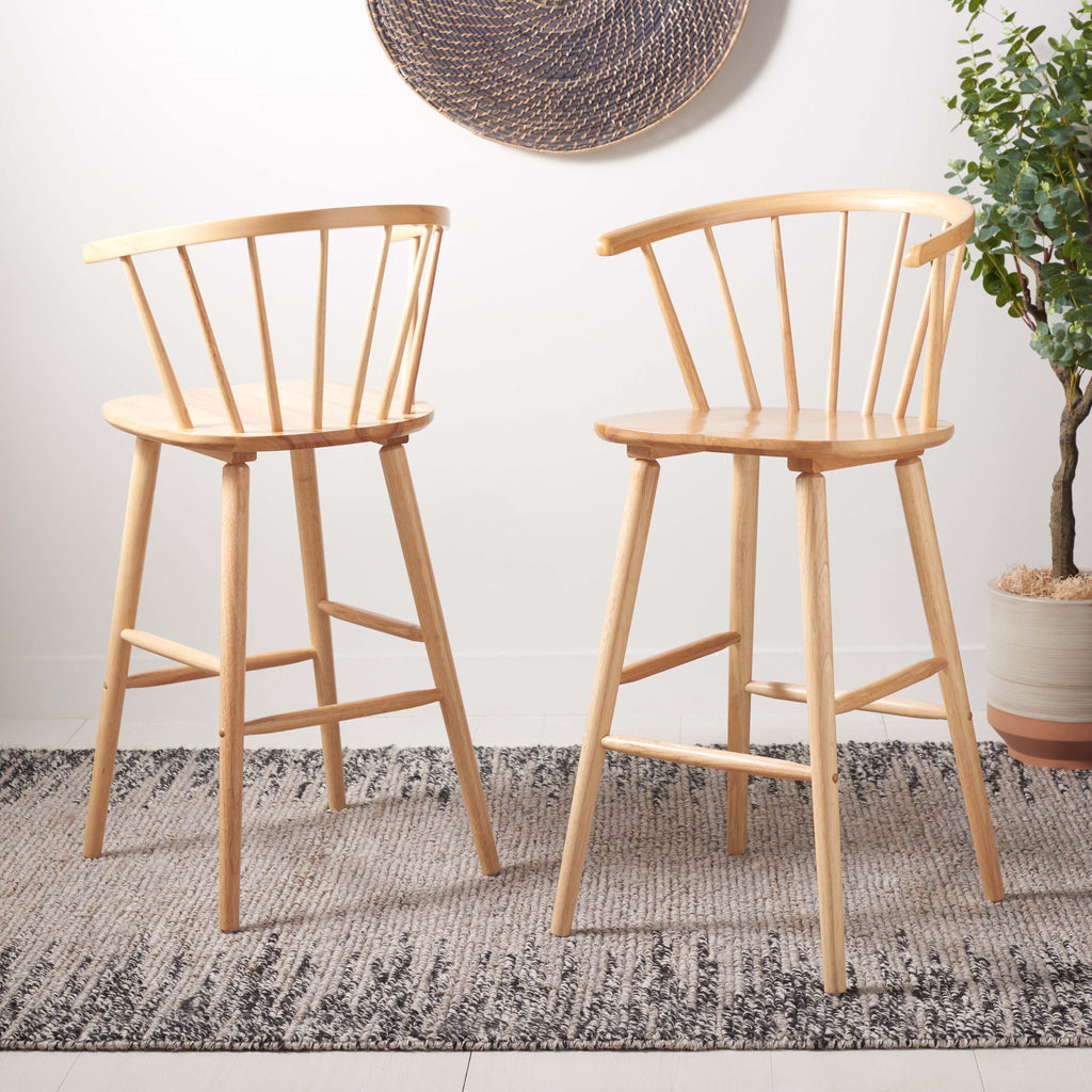 Safavieh Blanchard Bar Stool (Set of 2), BST8507