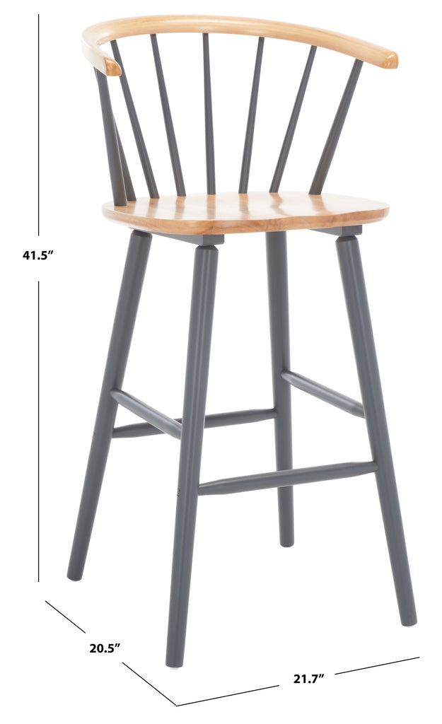 Safavieh Blanchard Bar Stool (Set of 2), BST8507