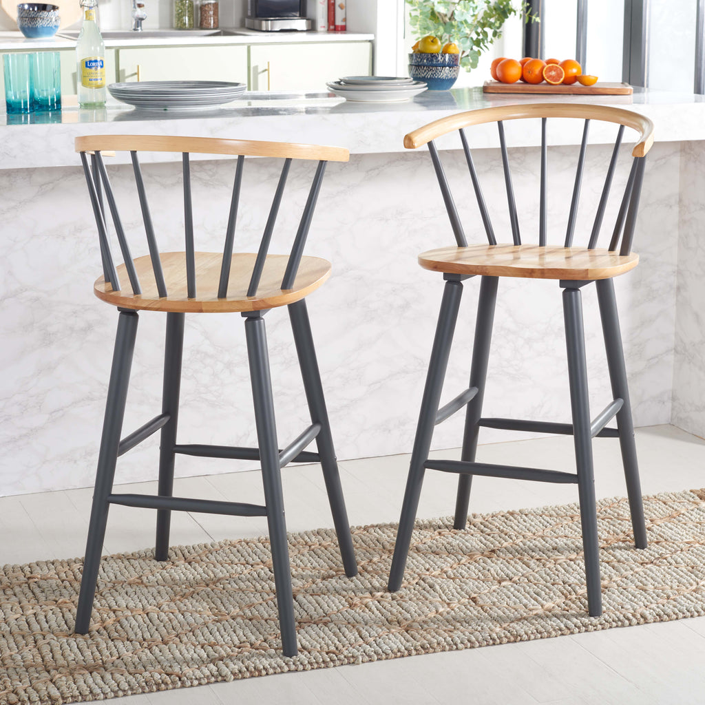 Safavieh Blanchard Bar Stool (Set of 2), BST8507