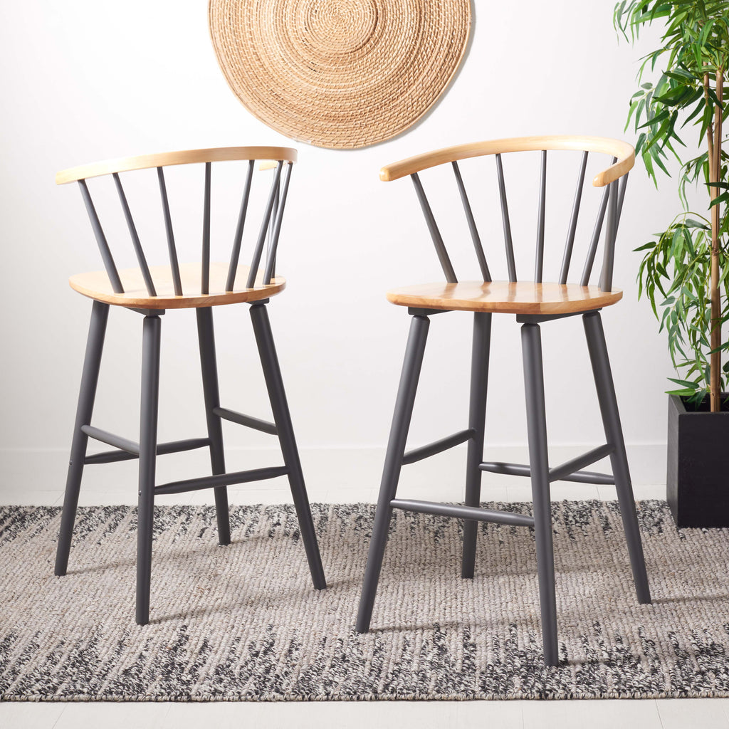 Safavieh Blanchard Bar Stool (Set of 2), BST8507