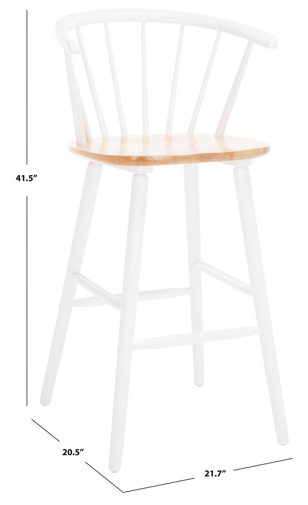 Safavieh Blanchard Bar Stool (Set of 2), BST8507