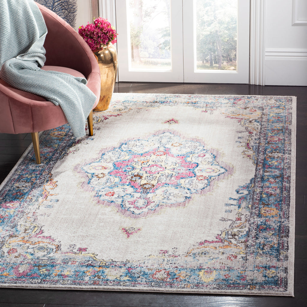 Bristol 343 Rug | Safavieh - BTL343 - Light Grey / Blue