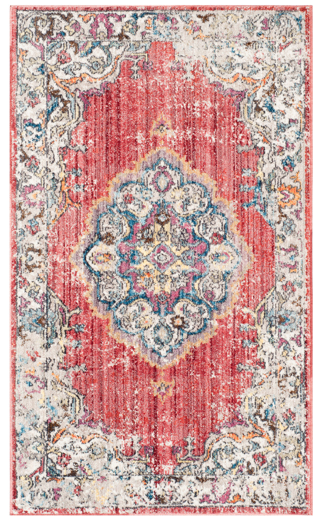 Bristol 343 Rug | Safavieh - BTL343 - Rose / Light Grey