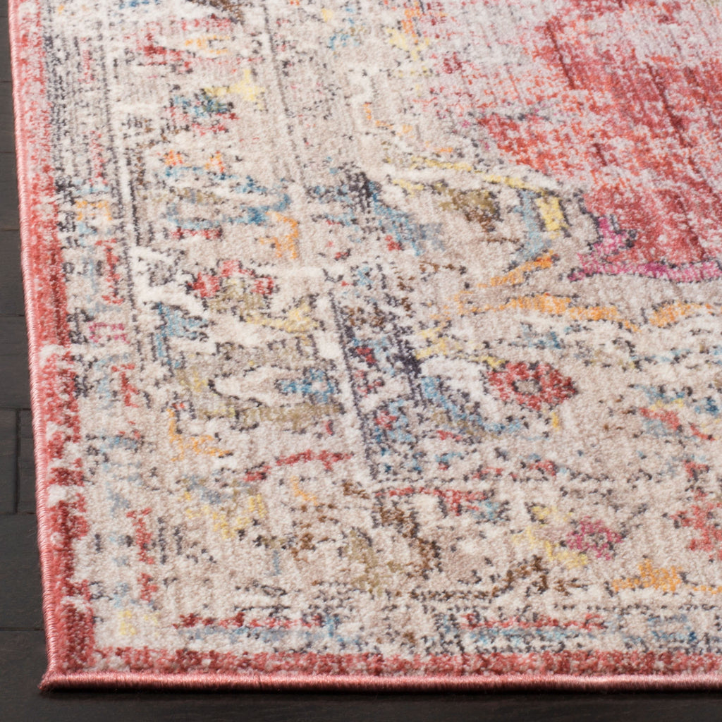 Bristol 343 Rug | Safavieh - BTL343 - Rose / Light Grey