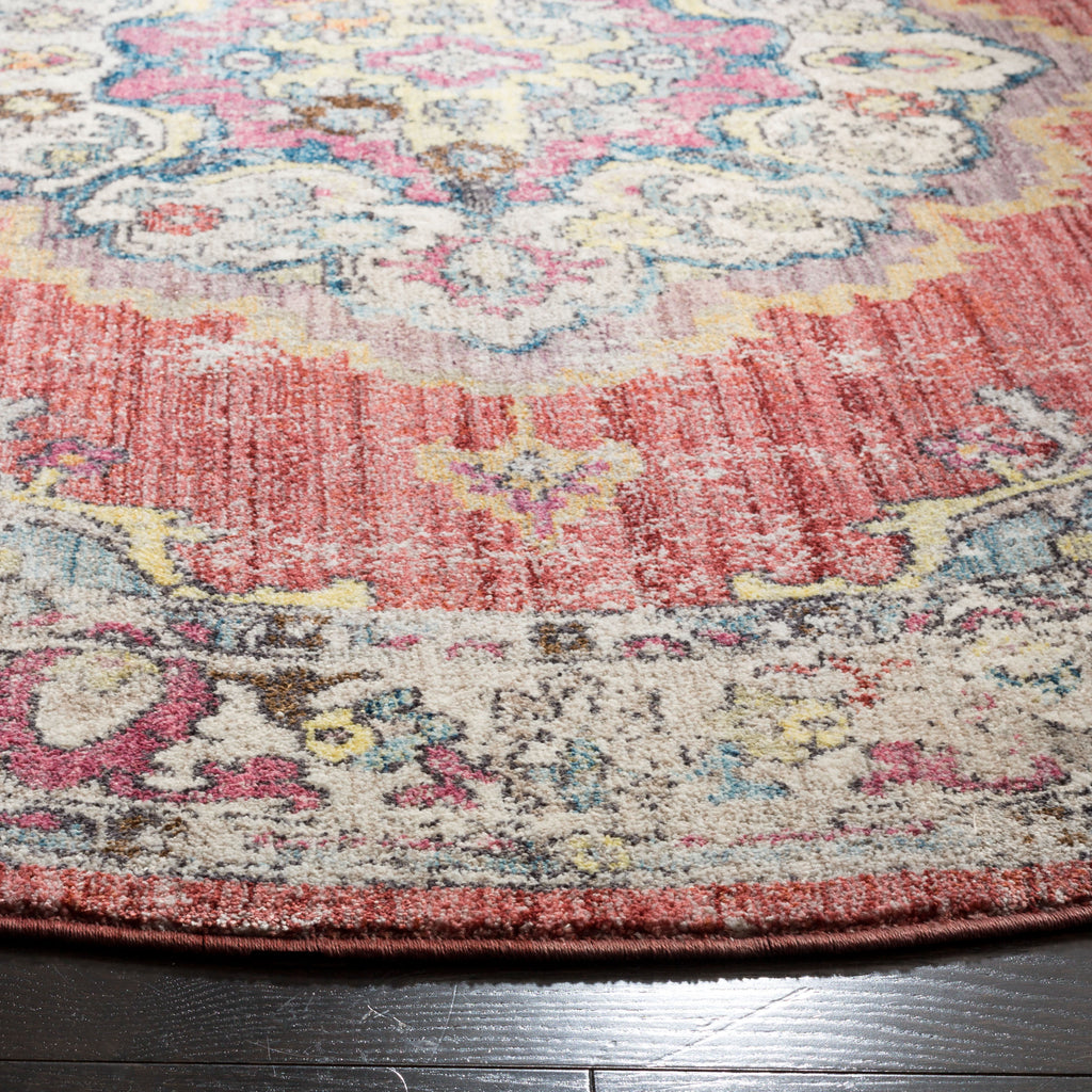 Bristol 343 Rug | Safavieh - BTL343 - Rose / Light Grey