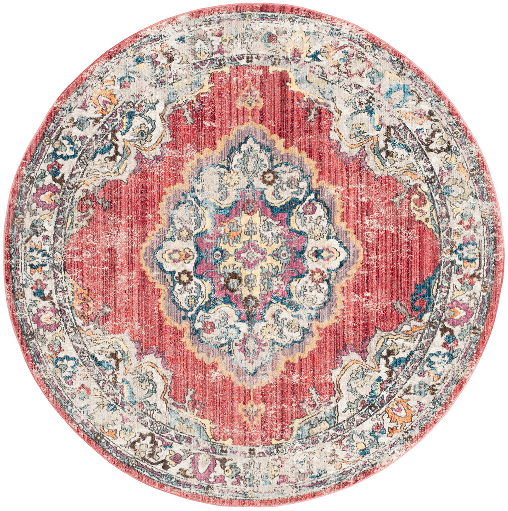 Bristol 343 Rug | Safavieh - BTL343 - Rose / Light Grey