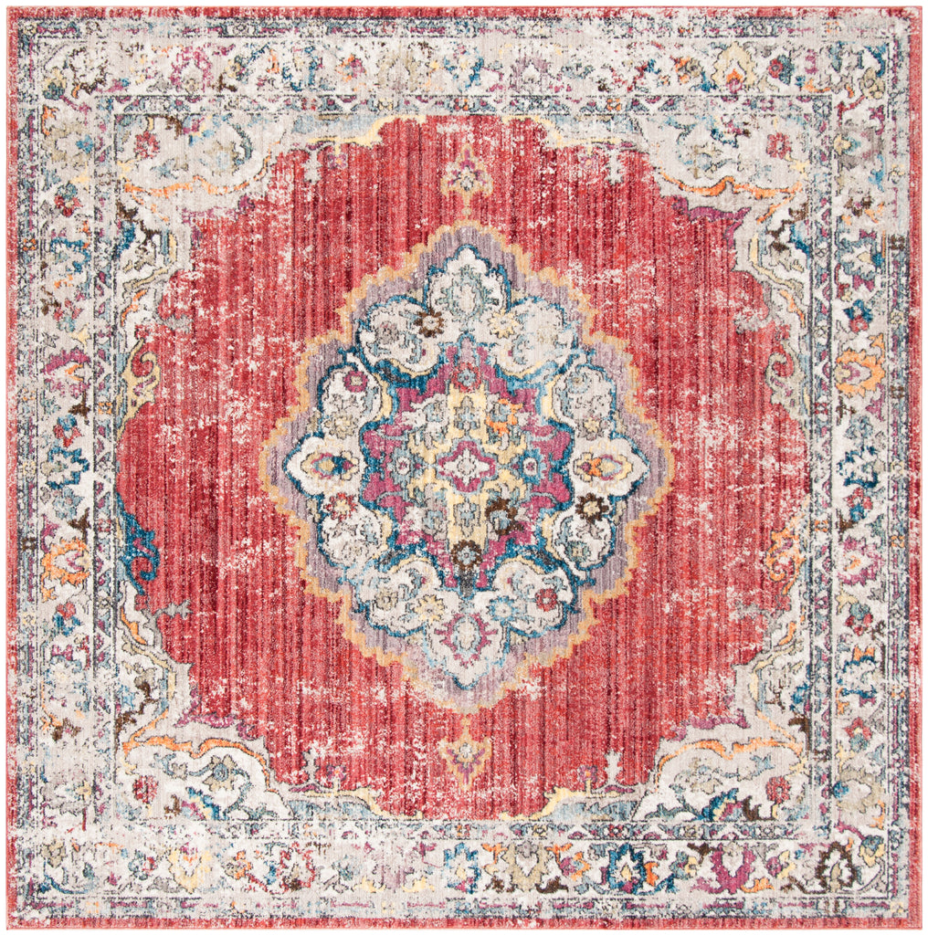 Bristol 343 Rug | Safavieh - BTL343 - Rose / Light Grey