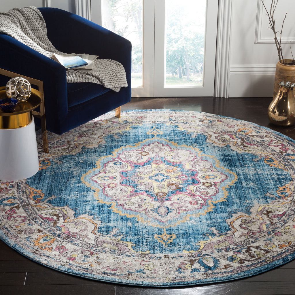 Bristol 343 Rug | Safavieh - BTL343 - Blue / Light Grey