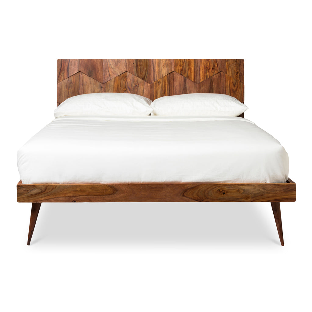 O2 King Bed Brown | Moe's Furniture - BZ-1044-24-0