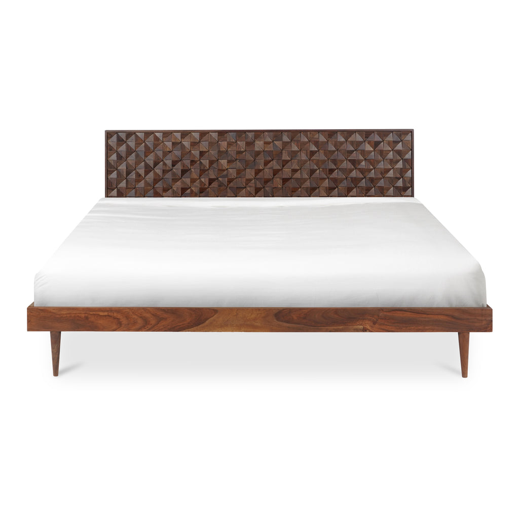 Pablo King Bed Brown | Moe's Furniture - BZ-1133-03-0