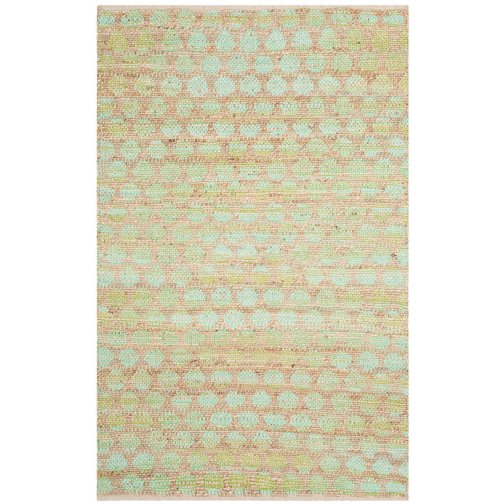 Safavieh Cape Cod Rug Collection CAP820C - Green / Natural