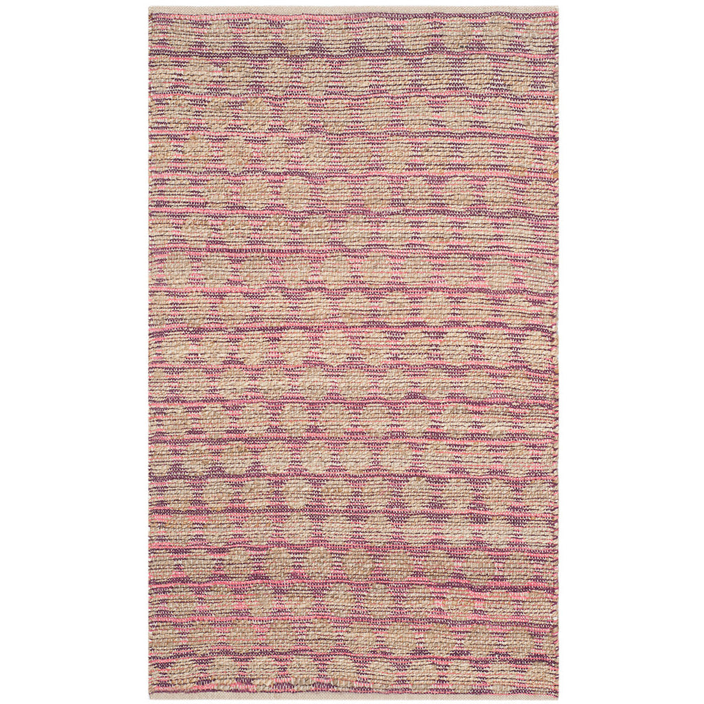 Safavieh Cape Cod Rug Collection CAP820E - Maroon / Natural