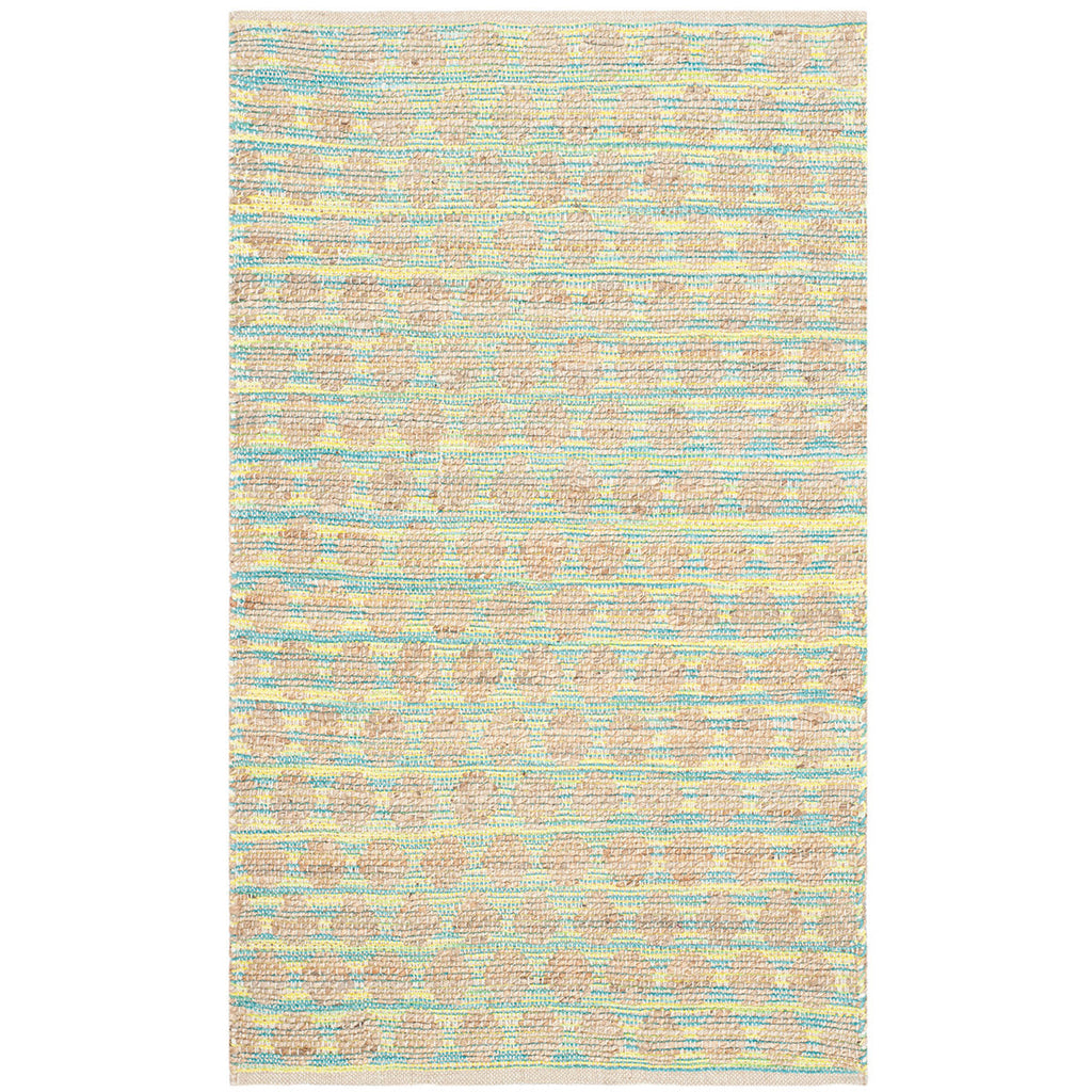 Safavieh Cape Cod Rug Collection CAP820H - Teal / Natural