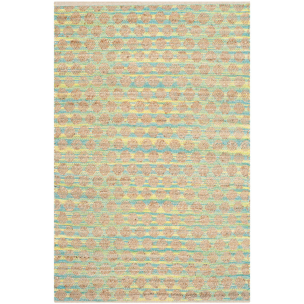 Safavieh Cape Cod Rug Collection CAP820H - Teal / Natural