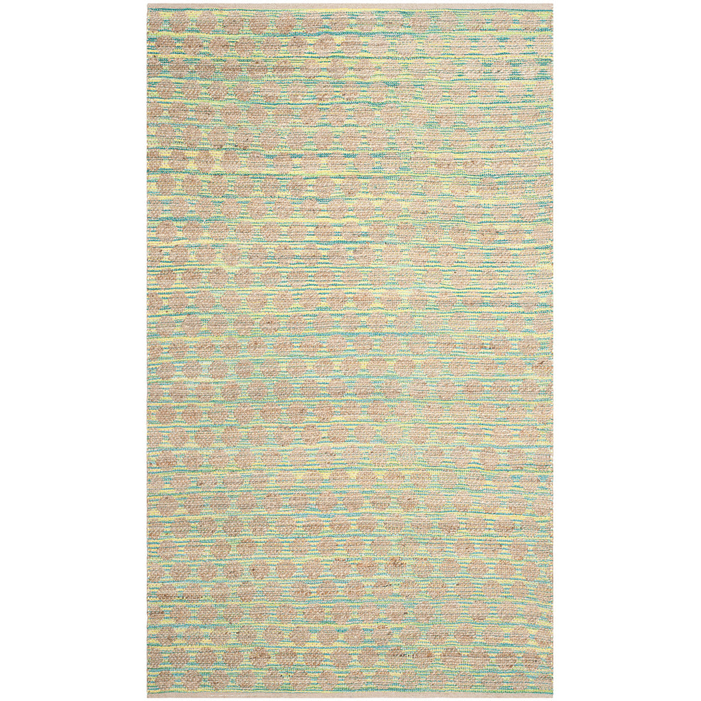 Safavieh Cape Cod Rug Collection CAP820H - Teal / Natural