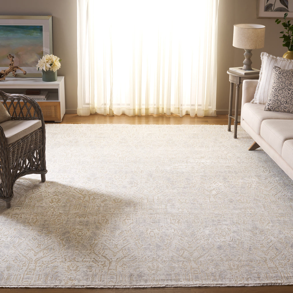 Centennial 612 Rug | Safavieh - CEN612 - Ivory / Silver