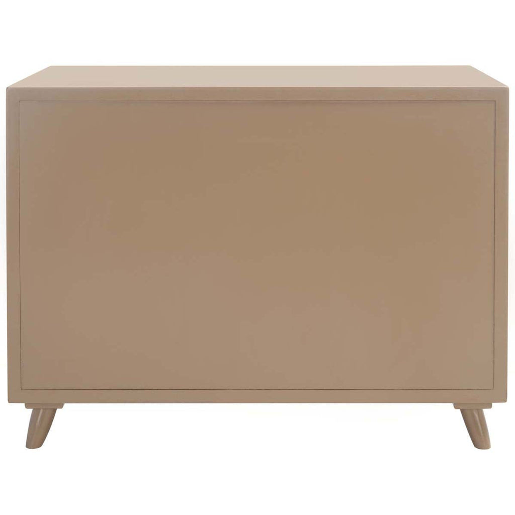 Safavieh Blaize 3 Drawer Chest - Taupe/Black