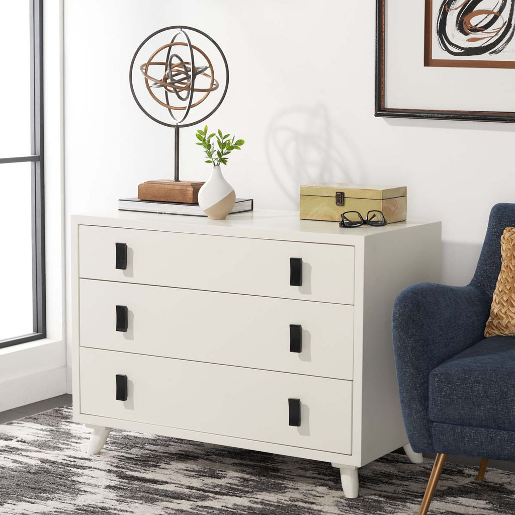 Safavieh Blaize 3 Drawer Chest - White