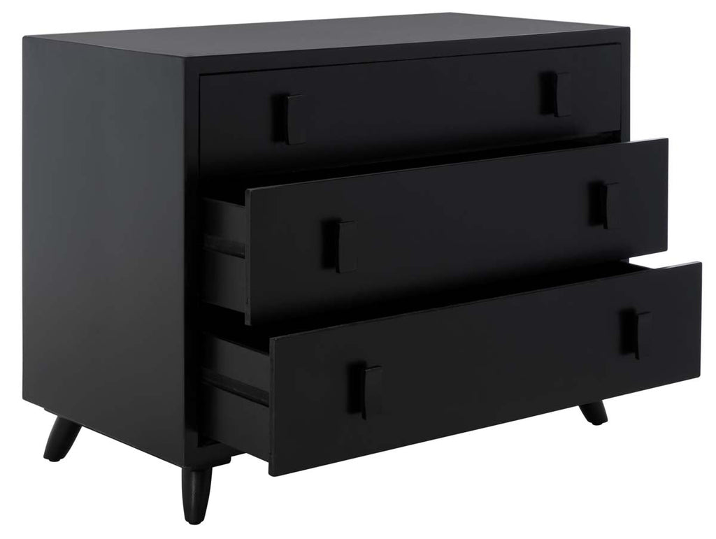 Safavieh Blaize 3 Drawer Chest - Black