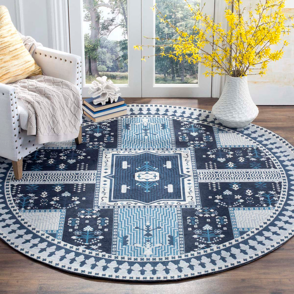 Safavieh -Classic Vintage Rug Collection 512A - Navy / Light Blue