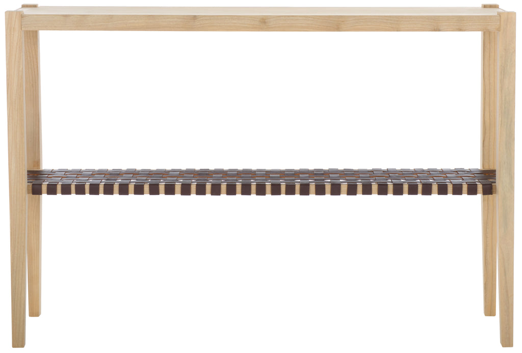 Sigurd Console Table | Safavieh - CNS1200 - Natural / Cognac