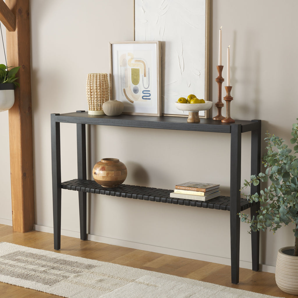 Sigurd Console Table | Safavieh - CNS1200 - Black