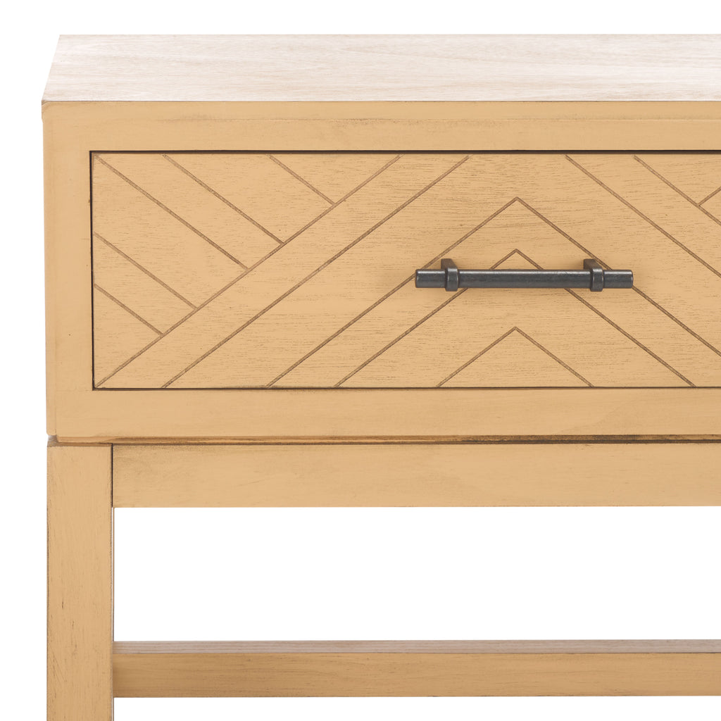 Ajana 2 Drawer Console | Safavieh - CNS5709 - Camel