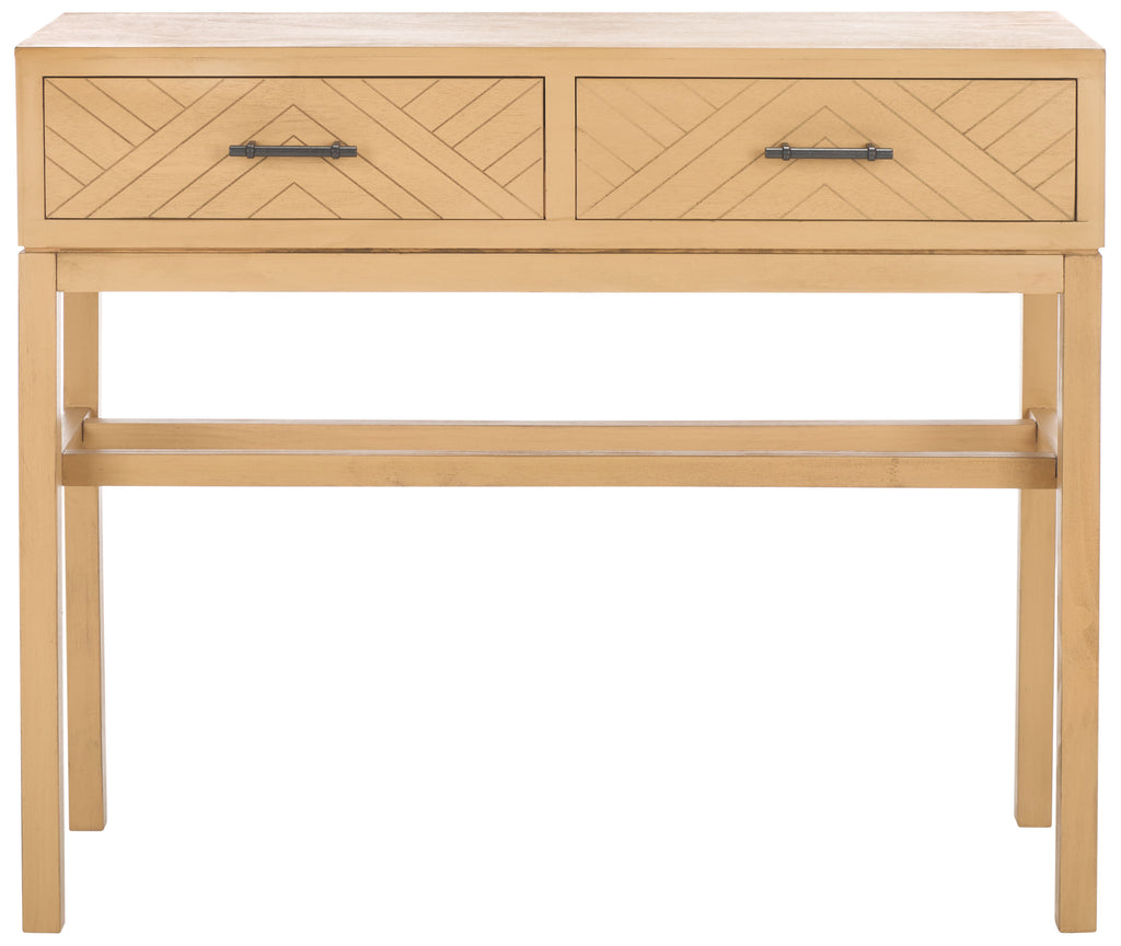 Ajana 2 Drawer Console | Safavieh - CNS5709 - Camel