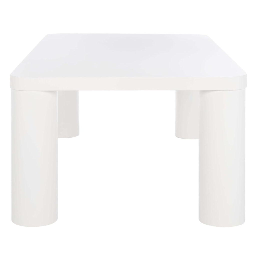 Aldous Rectangle Coffee Table | Safavieh, COF1500 - White