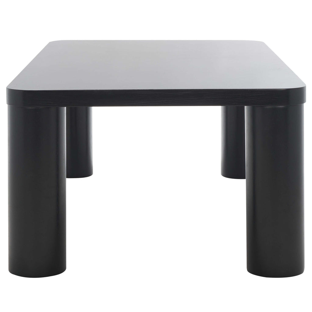 Aldous Rectangle Coffee Table | Safavieh, COF1500 - Black 