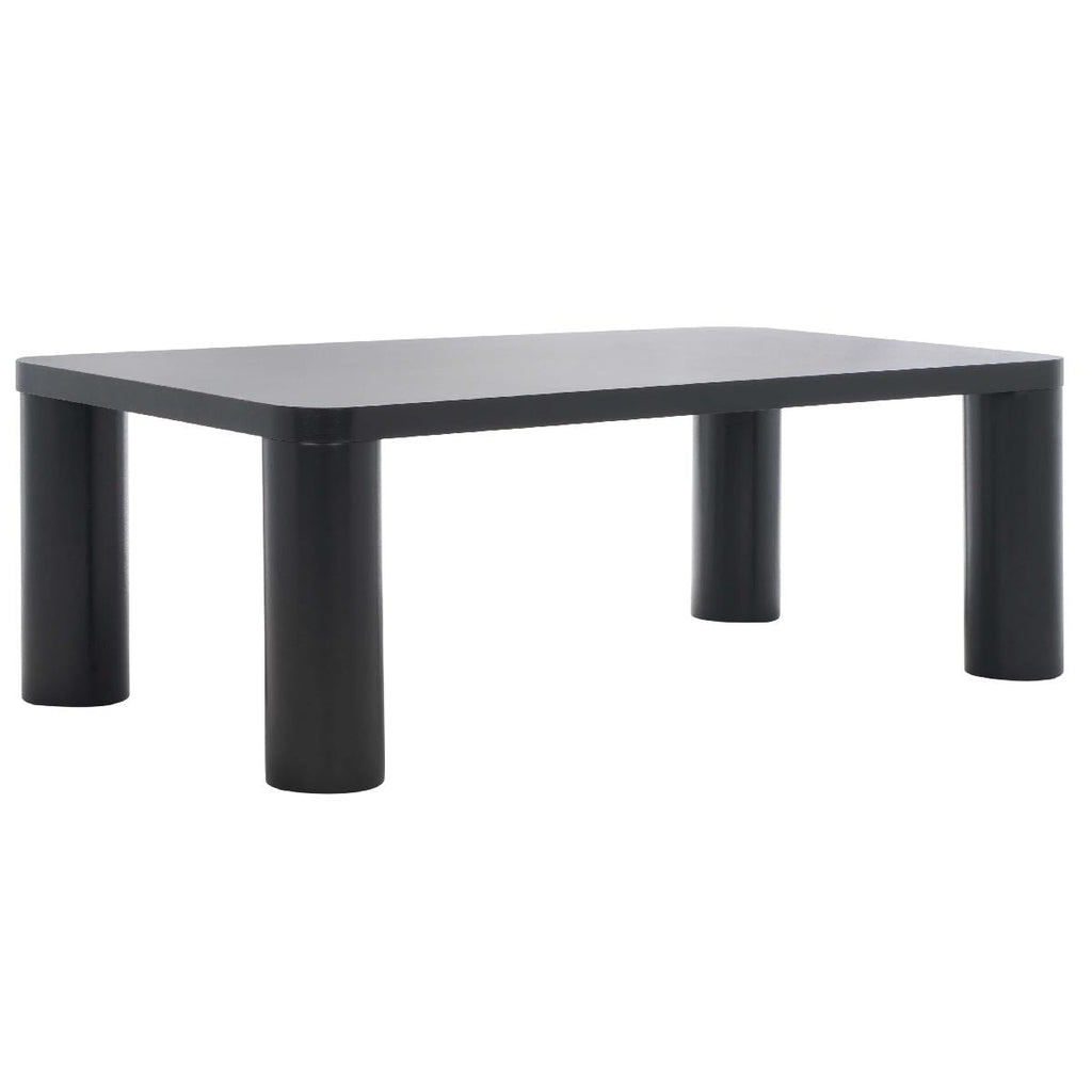 Aldous Rectangle Coffee Table | Safavieh, COF1500 - Black 