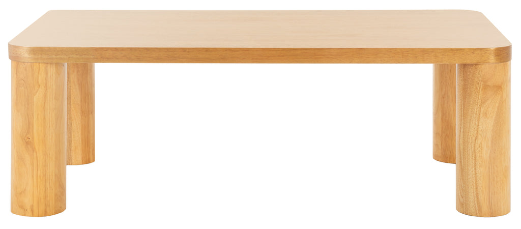 Aldous Rectangle Coffee Table | Safavieh, COF1500 - Natural