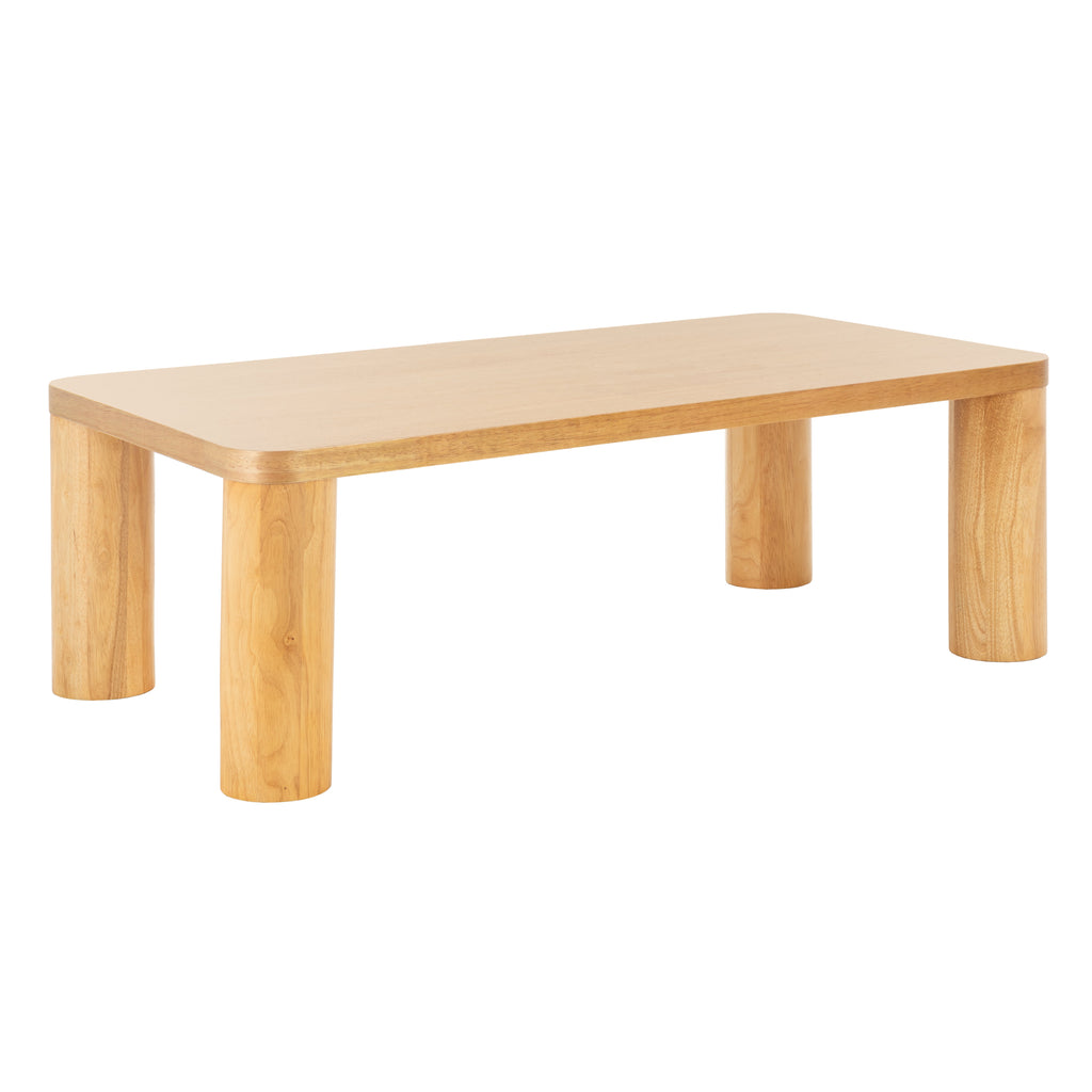 Aldous Rectangle Coffee Table | Safavieh, COF1500 - Natural