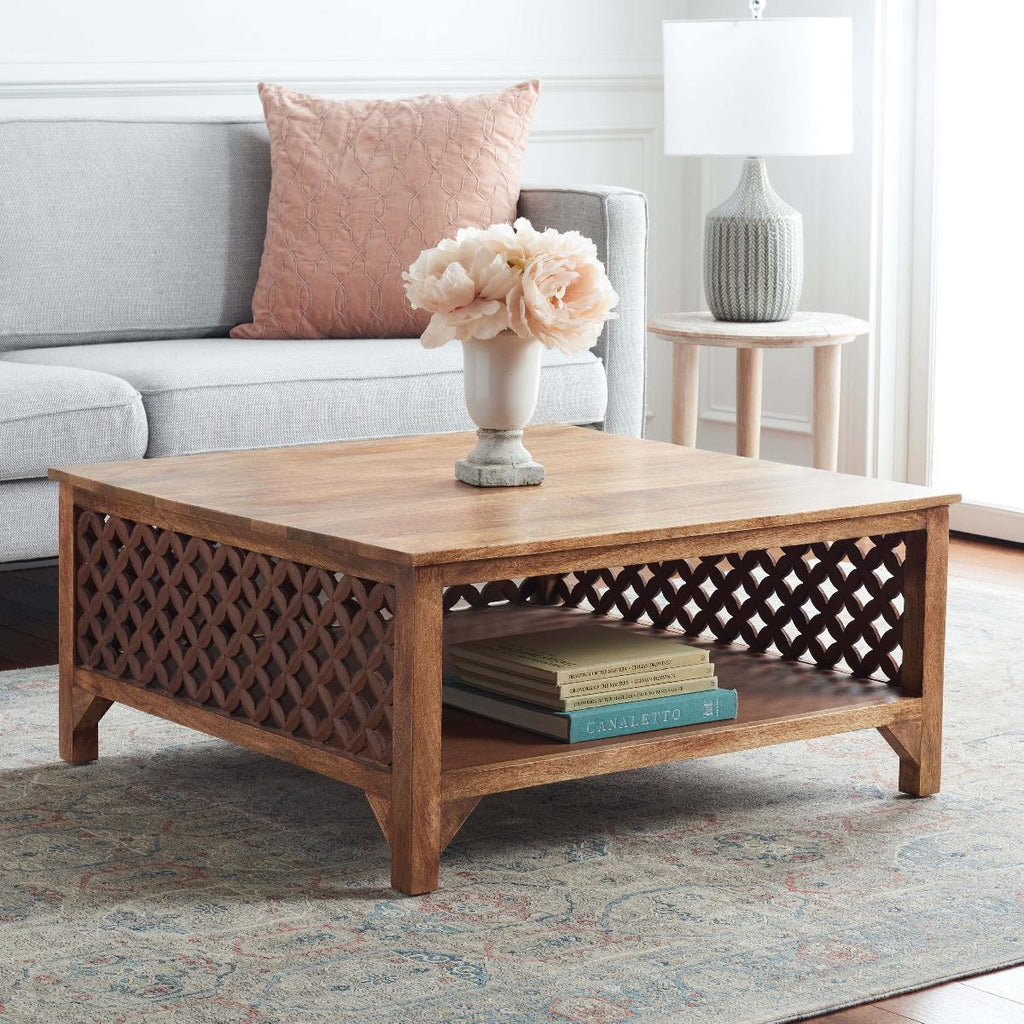 Safavieh Squall Square 1 Shelf Coffee Table , COF5302