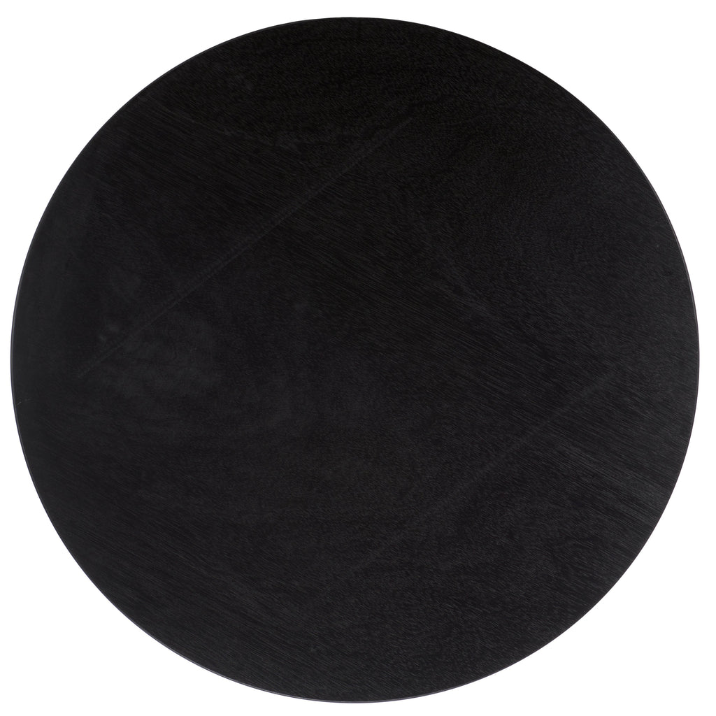 Meek 3 Leg Round Coffee Table | Safavieh -  COF6603 - Black