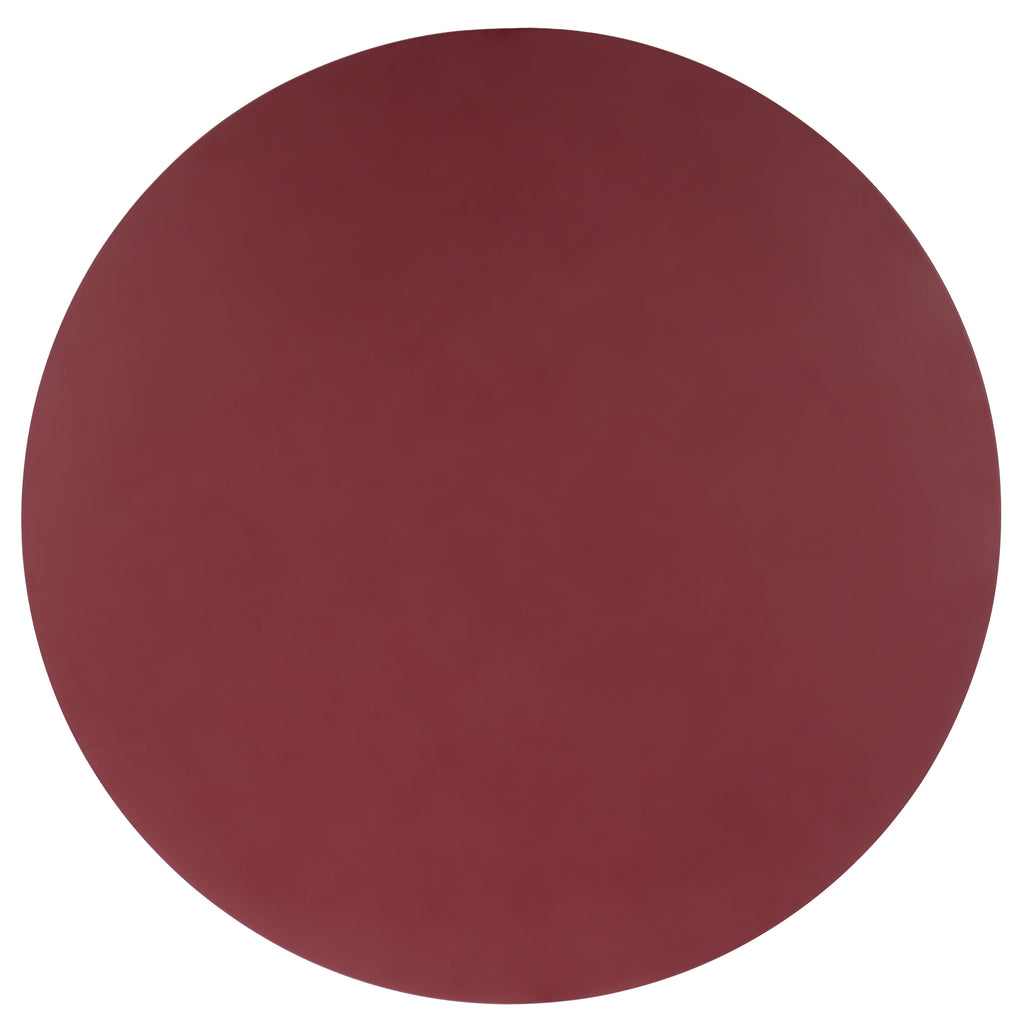 Meek 3 Leg Round Coffee Table | Safavieh -  COF6603 - Bordeaux