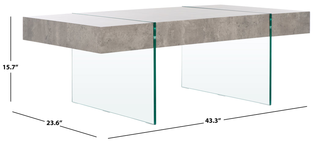 jacob-rectangular-glass-leg-modern-coffee-table-safavieh-cof7001-Light Concrete