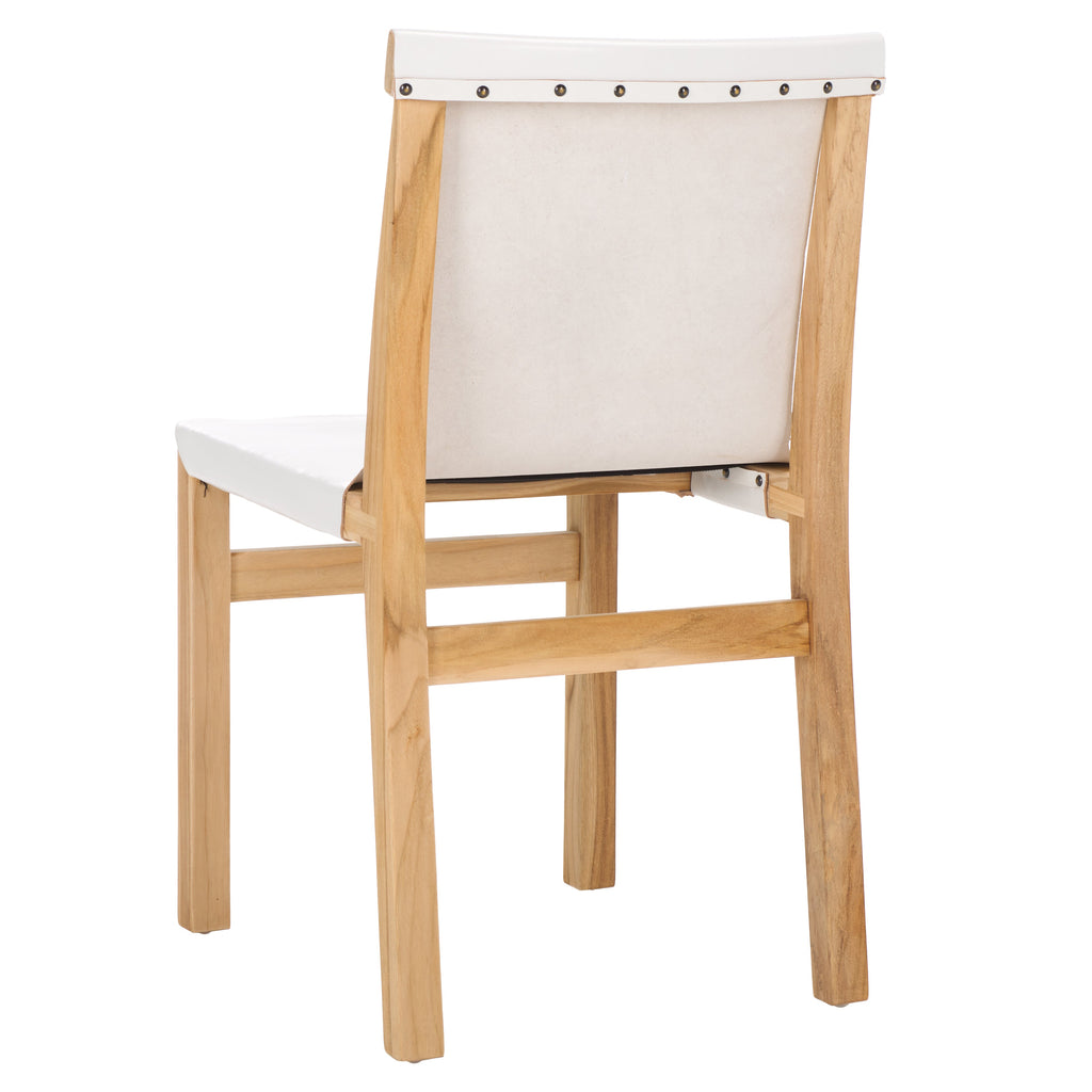 Arian Dining Chair | Safavieh - DCH1209 - White / Natural