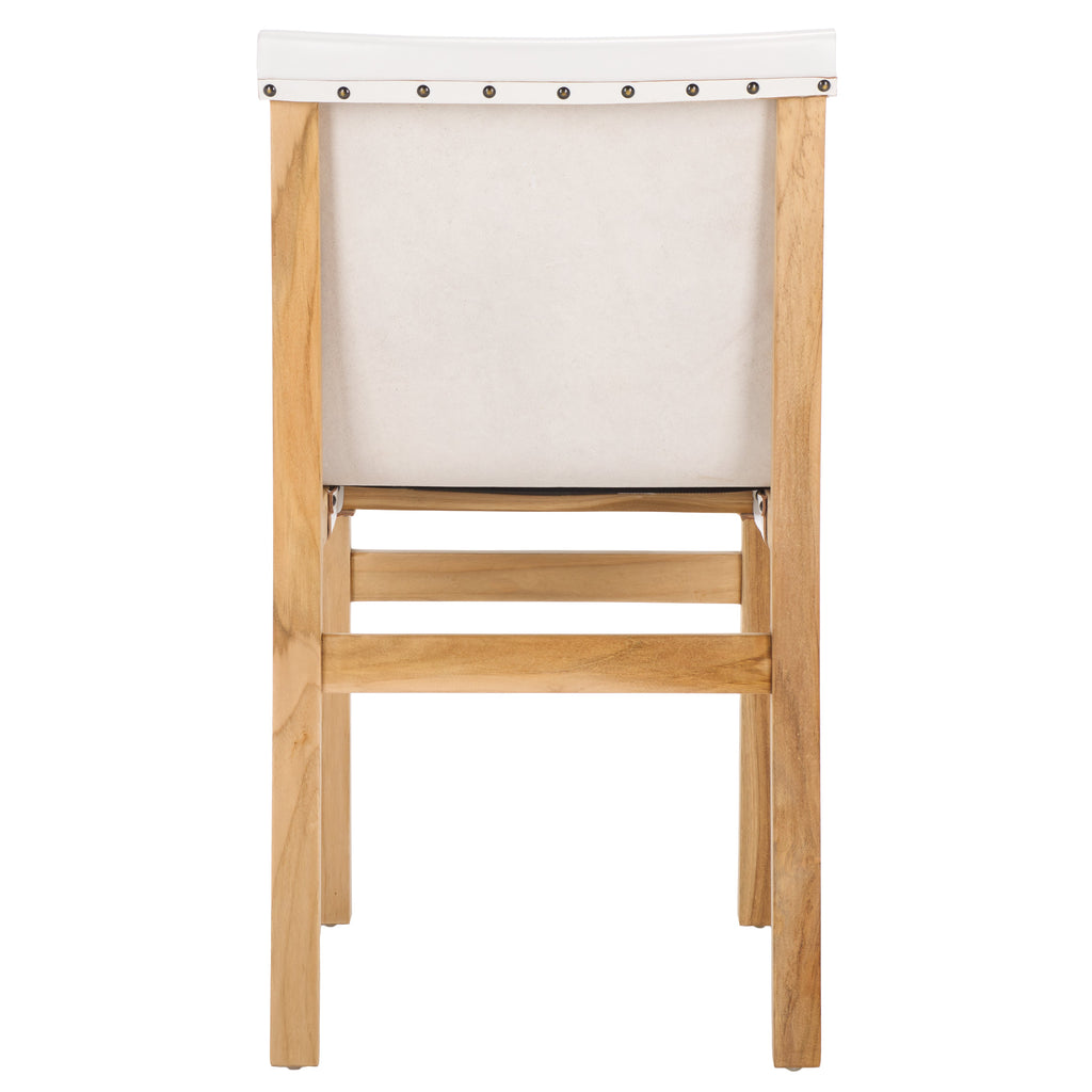 Arian Dining Chair | Safavieh - DCH1209 - White / Natural