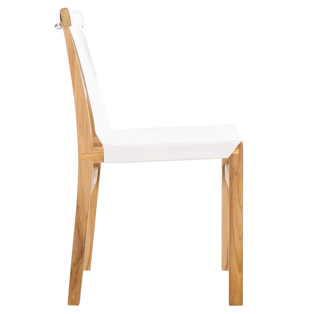 Arian Dining Chair | Safavieh - DCH1209 - White / Natural